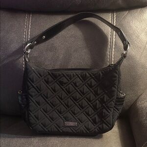 Vera Bradley Black Quilted Shoulder Bag